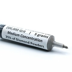 Diamond Polishing Paste 200,000 Grit 0-0.1 Micron (M) 25% Concentration 5 grams