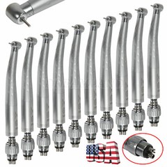 Dental High Speed Handpiece + 4 Hole Quick Coupler Swivel Big head GD4