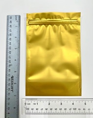 Mylar Bags Bulk QTY Matte Gold Thick 5 Mil Stand-Up 12 x 18 cm Aluminum Foil New