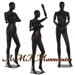 HeavyDuty Plastic Realistic Fullbody Female Mannequin (2 Heads, Flexiable arms)U