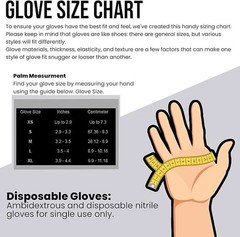6 Mil Black Nitrile Gloves Disposable Heavy Duty Powder Free Latex Free S-2XL