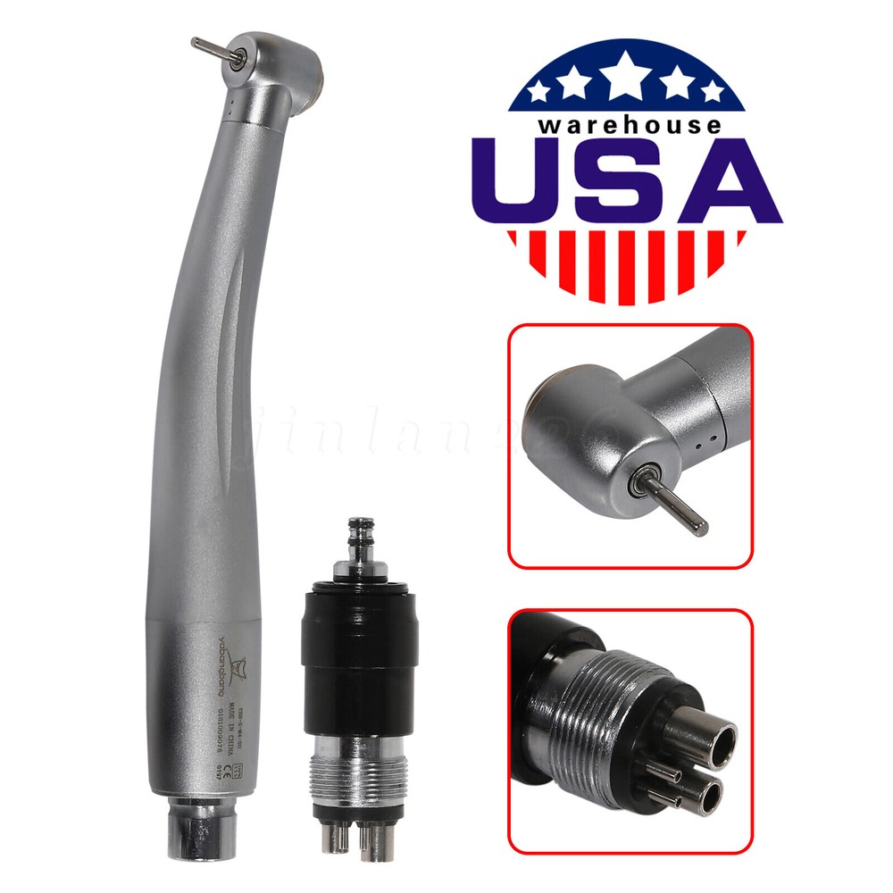 1-5 Yabangbang Dental Fast High Speed Handpiece with 4 Hole Quick Coupler Swivel