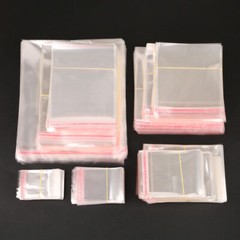 100-500 Clear Plastic OPP Cellophane Cello Cellophane Bags Self Adhesive Bags