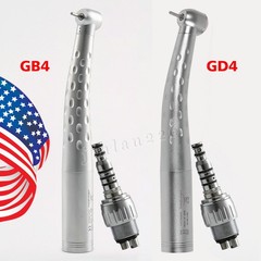 Dental High Speed Fiber Optic LED Turbine Handpiece 6Hole Coupler KaVo Style