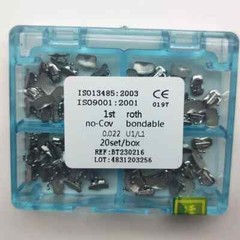 Dental Orthodontic Buccal Tubes 1st 2nd Molar Tube Roth MBT 022 Bondable