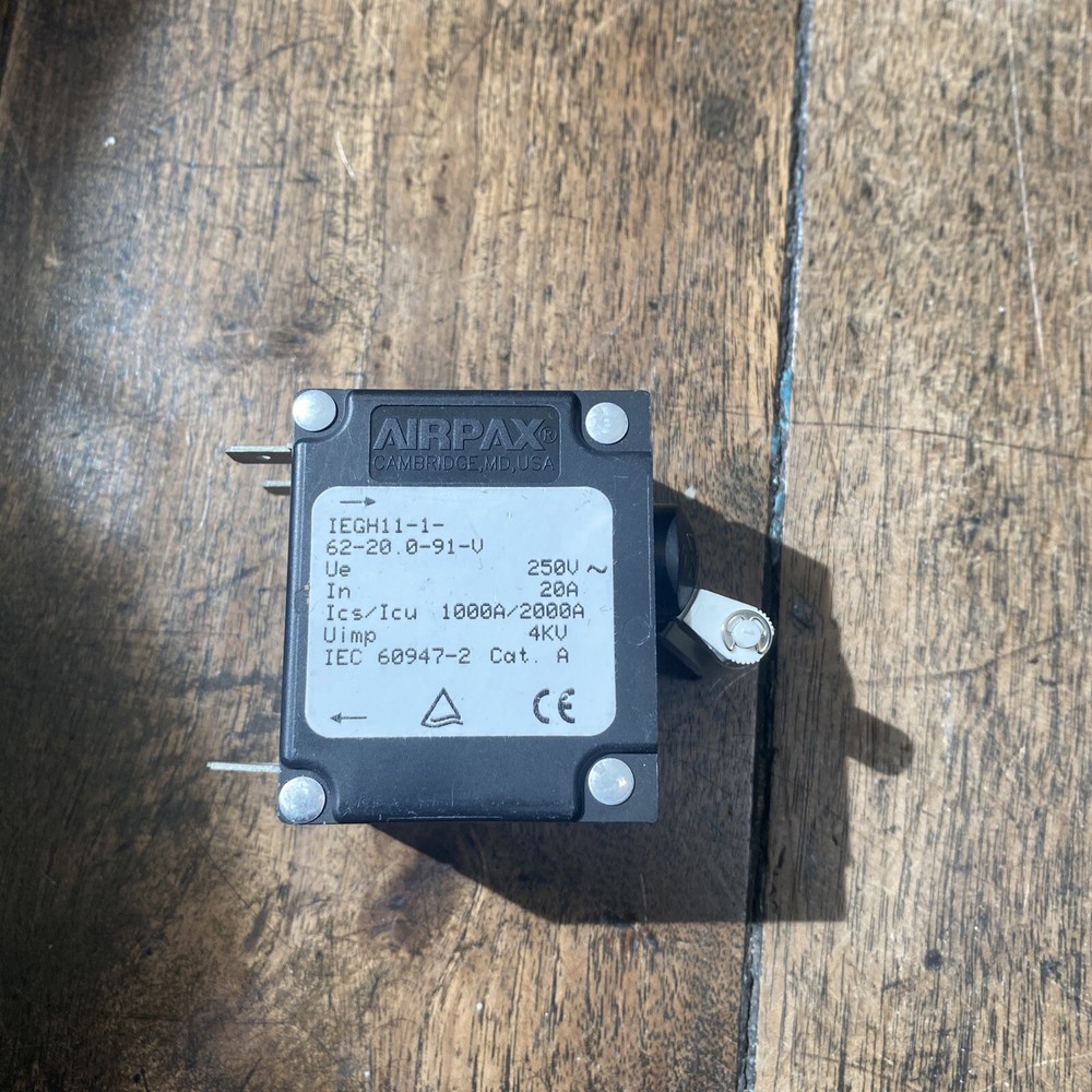 AIRPAX IEGH11-1-62-20.0-91-V CIRCUIT BREAKER – NEW