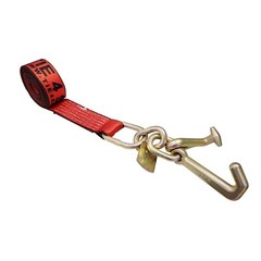 Heavy Duty 2″ x 10′ TJ Cluster Hook Car Strap for Wrecker Tow Truck Auto Hauling