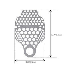 Dental Titanium Mesh Membrane Guided Bone Regeneration GBR Plate 5 Types