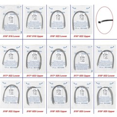 10 Pcs/Pack Orthodontic Dental Niti Rectangular Thermal Activated Arch Wire
