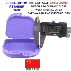 100 Assorted Dental Orthodontic Retainer Denture Mouth Guard Case/Box Easy Open