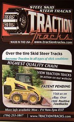 10×16.5 Skid Steer Tracks OTT for Bobcat New Holland Cat Gehl etc TractionTracks