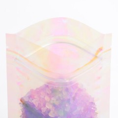 QQ Studio 100 Double Sided Clear Holographic Bags with QuickQlick™ Seal for Food