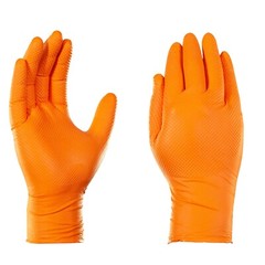 Great Glove Heavy Duty Nitrile Gloves-8Mil Orange (Case of 10 Boxes)