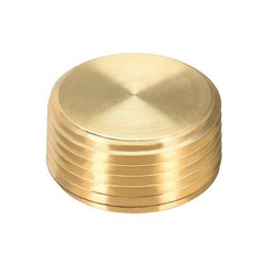 HeavyDuty Brass Pipe Plug 1/2 NPT Internal Hex 3 Pcs for Fluid Control