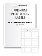 2,000 Sheets – 100000 Labels 1.5″ x 1″ Fast Peel White Multipurpose Labels 50-UP