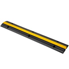 VEVOR 4PCS 1 Channel Speed Bumps Wire Hose 22000lbs Cable Protector Ramp