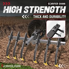 6 Steel Scarifier Shank w/Hardware For ATV/UTV Manual Implement Lift 1 Point