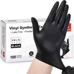 Schneider Vinyl Synthetic Exam Gloves, 4 Mil, Latex Free Disposable Gloves for M
