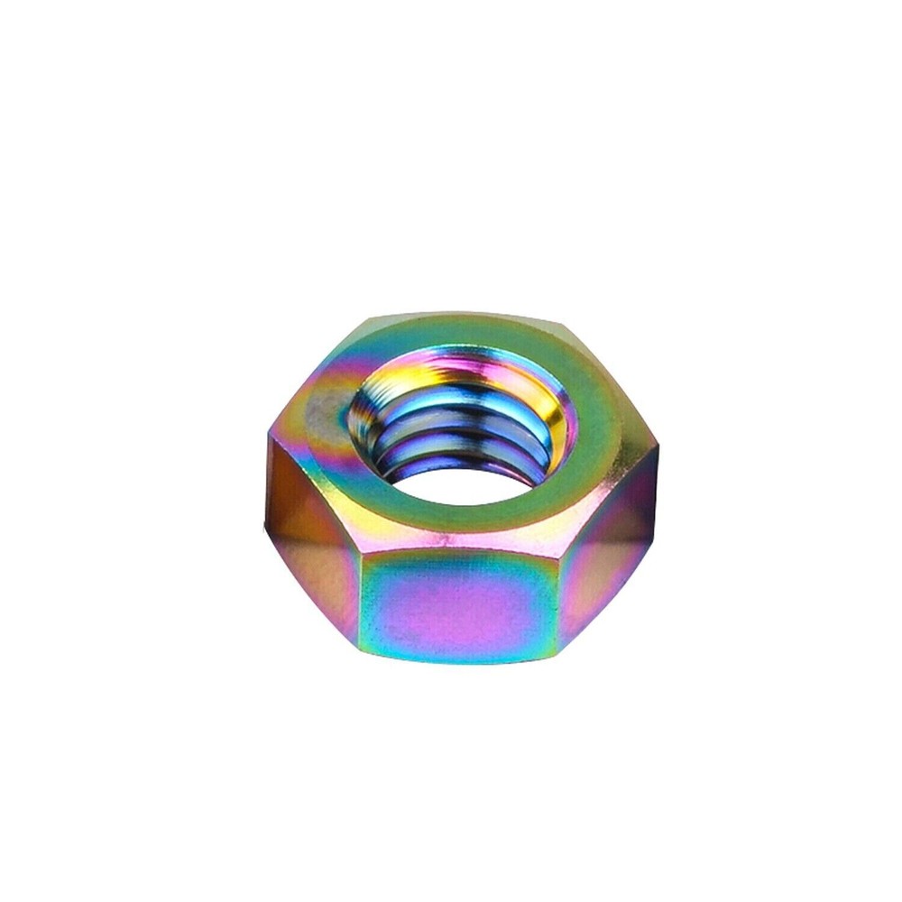Titanium Hex Nut M4 M5 M6 M8 Nuts Grade 5 Fastener for Bike Motorcycle Car Boat