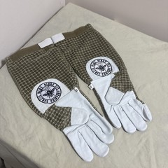 Honey Bee Vented Hand Glove Goat Skin Brown Short XSMALL 3 Layer Protection USA!