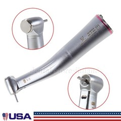 NSK Ti-MAX X95L Style Dental 1:5 LED Fiber Optic Contra Angle Handpiece Red Ring