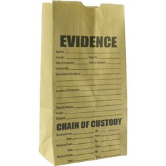 Evidence Bags Sample Pack of 12 Paper and Plastic