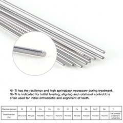 Dental Orthodontic Stainless Steel Arch Wires Round Nature/Oval Form Wire AZDENT