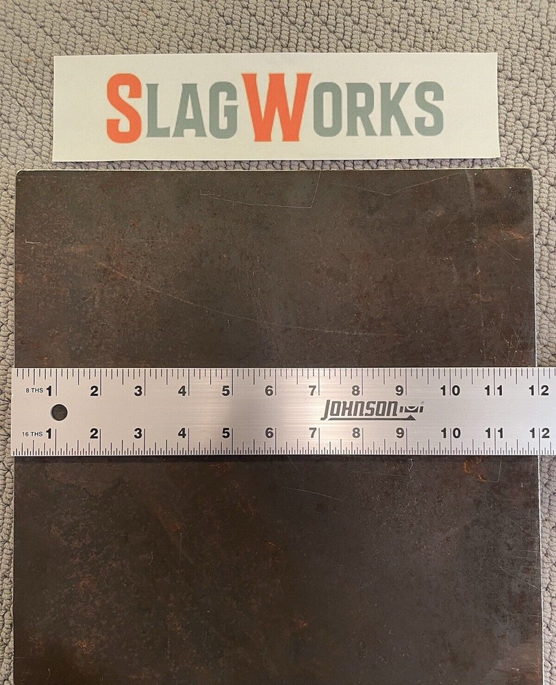 1/4x12x15 inch steel plate 12”x15” A36 Hot Roll Flat .25″ Thick