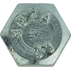 3/8-16 Hex Head Bolts Zinc All Lengths 1/2In 5/8In 3/4In 7/8In 1In up to 12 Inch