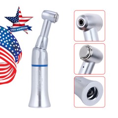 Dental 1:1 Slow Low Speed Contra Angle Push Button Handpiece Fit E-Type Motors