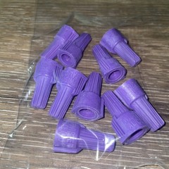 Ideal 10pcs Al/Cu Wire Connectors Aluminum to Copper – Purple