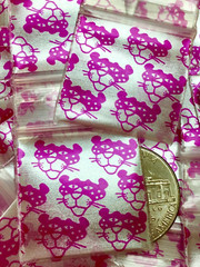 BaggiesSince1987 – 1010 Design Zip Bags Metallic 100PCS CASH 2C MIX, READ DETAIN