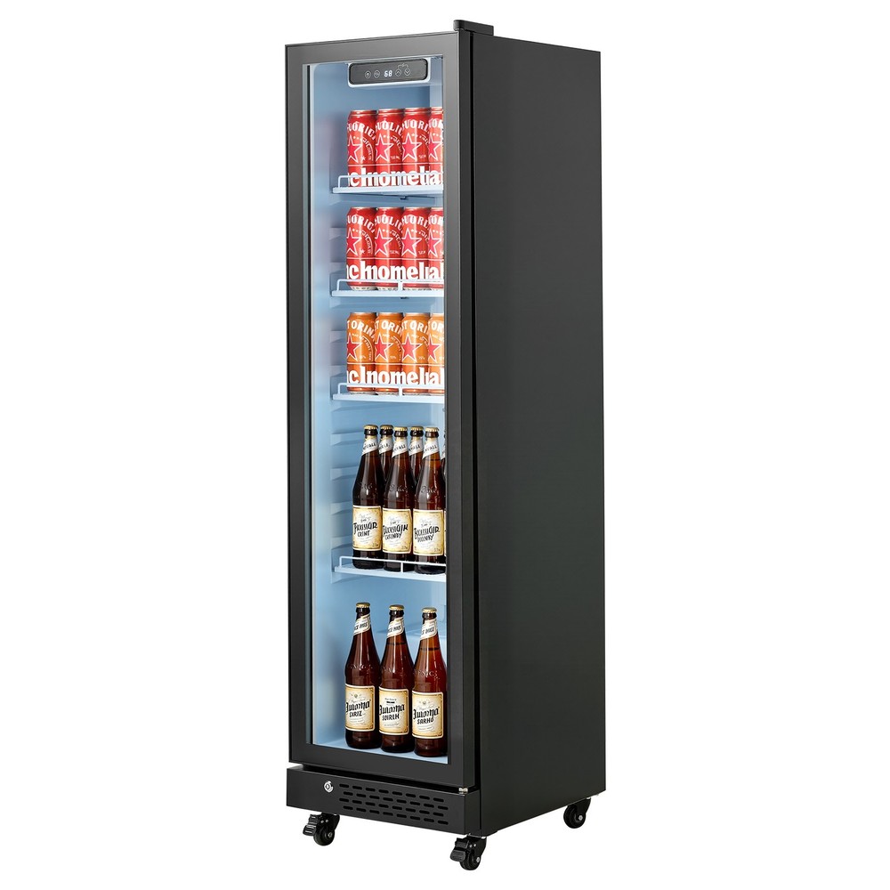Uimoso Commercial Upright Beverage Cooler with 6.9 Cu.Ft Capacity