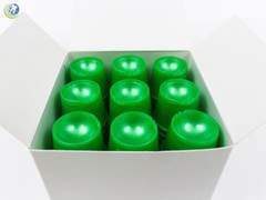 DENTAL DISPOSABLE PLASTIC DAPPEN DISH FOR ACRYLIC PROPHY 100 PCS GREEN