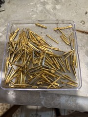 I’m not sure if the 65g pin is gold-plated; it is suitable for dismantling and r