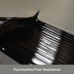 18″ x 1500′ 60 Gauge 4 Rolls Pallet Wrap Stretch Film Hand Shrink Wrap Black NEW
