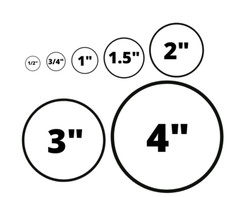 Blank 1″ Round Inventory Labels Color Coding Coded Dots 1000/Roll (Choose Color)