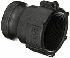 2 Pack Banjo 2″ Male x 2″ Female Thread Cam Lever Coupling Poly