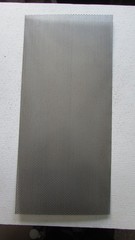 1/8″ HOLES—18 GAUGE 304 STAINLESS PERFORATED SHEET– 11″ X 24″