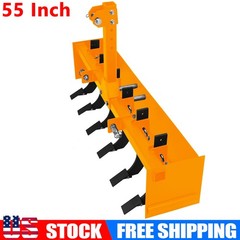 For Category 1 Tractors 3 Point Box Grading Blade Scraper Blade Steel 55″,Yellow