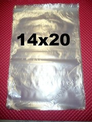 48 Reclosable Storage Bags 14”x 20” Clear 2 Mil Food Grade Zip-Top Bags 14×20