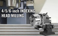 Hot Dividing Head Precision BS-4in/5in/6in 3-Jaw Indexing Head Tailstock Chuck