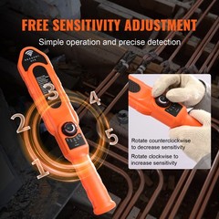 VEVOR Pipe Blockage Detector Locators 100ft/30m Waterproof for PVC Plastic Metal