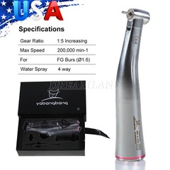 5 pcs Dental 1:5 LED Contra Angle Increasing Handpiece Fit NSK Electric Motor