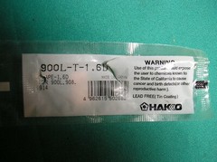 Hakko 900L-T-1.6D 900L Series Chisel Soldering Tip 1.60mm