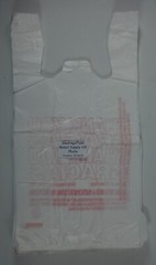 THANK YOU GRACIAS Carry-Out Plastic T-Shirt Bags Carry 11.5″ x 6.5″ x 22″