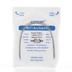 10Pcs/Pack Dental Orthodontic Arch Wire Super Elastic NITI Round Natural Form