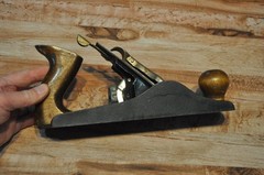 Vintage NO NAME Smoothing Bench Plane (Looks Like a Stanley #4) Exactly as shown