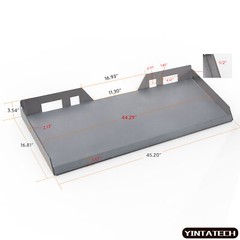 1/2″ Quick Tach Mount Plate Heavy Duty for Bobcat Kubota Heavy Duty Steel Plate
