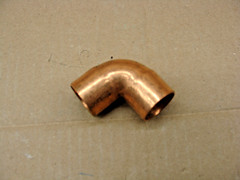 1″ COPPER 90 DEGREE SWEAT ELBOW 1″ x 1″, 1 INCH X 1 INCH LOT OF 5
